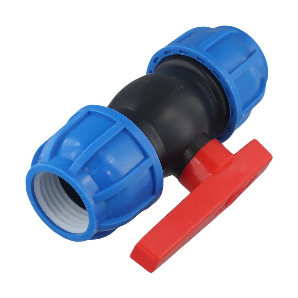 Water Pipe Joint Valve Switch with Quick Connector Leak Resistant Valve for PE Union Pipe Fittings and Plumbing Systems