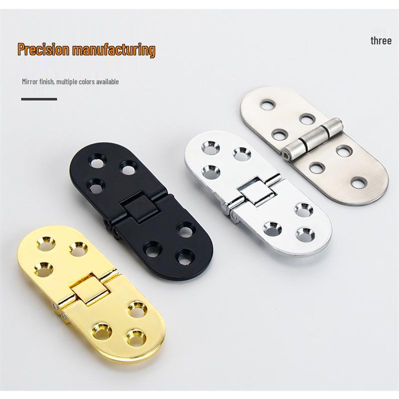 Zinc Alloy 180° Flip-Up Concealed Hinge for Foldable Bathroom and Dining Tables