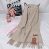 New autumn/winter solid color cashmere scarf women's scarf, warm bright red annual party tassel shawl, thickened in stock