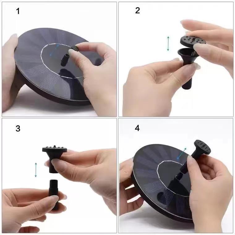 High-Power Solar Floating Pond Fountain for Oxygenation