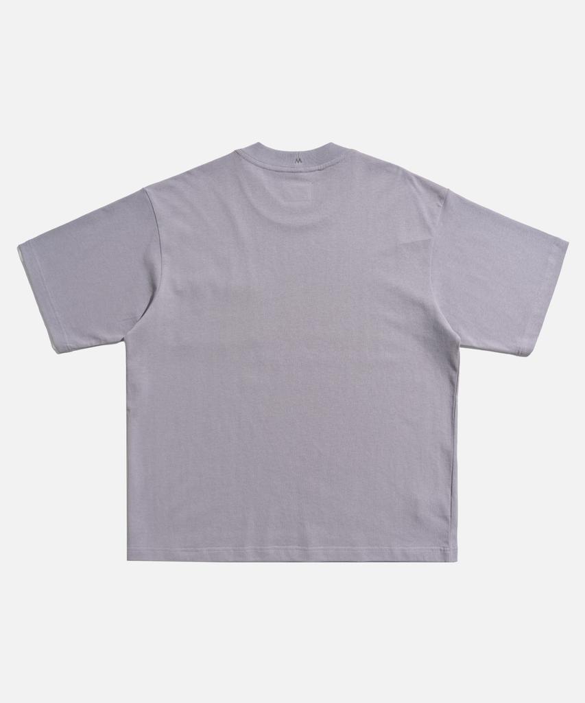 Mideueobdeiteu Vertical Ribbed Pocket Ss Tee Tee Purple