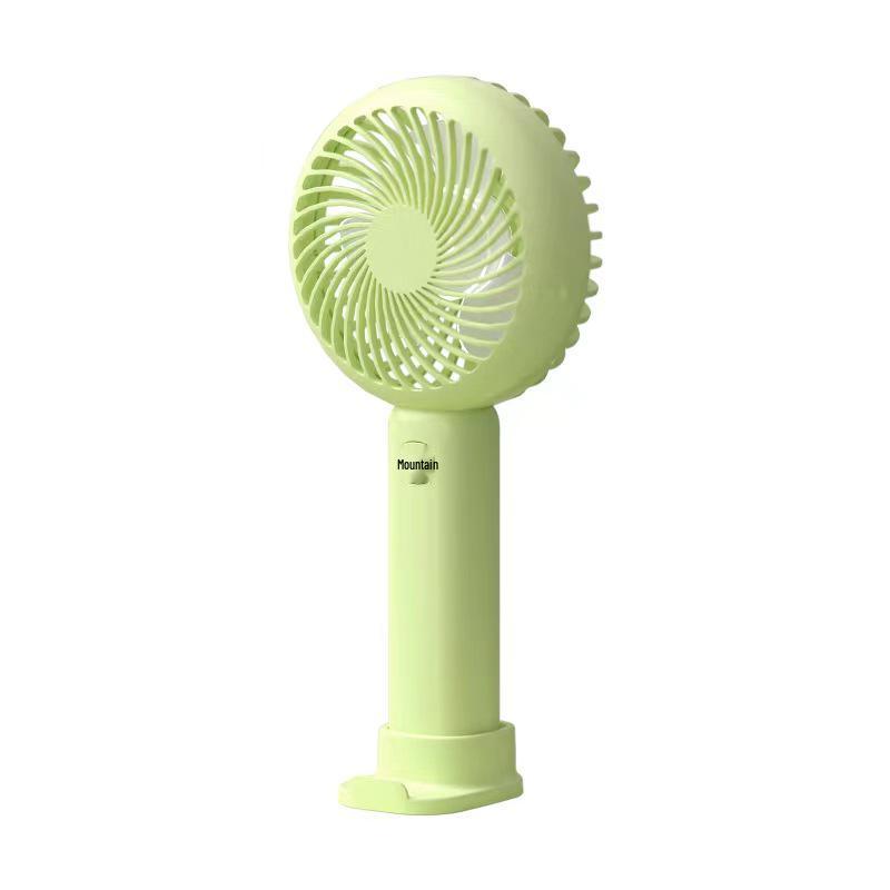 USB Rechargeable Handheld Mini Desktop Fan - Strong Wind, In Stock, Perfect Gift Plug-in Version (No Battery)
