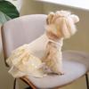 Breathable Puppy Princess Dress Korean Style Suspender Skirt Dog Summer Clothes  Spring Summer