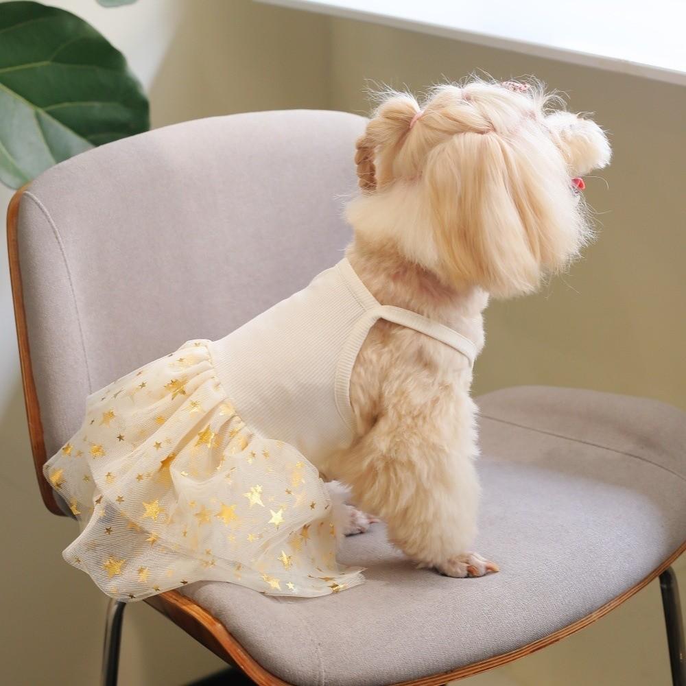 Breathable Puppy Princess Dress Korean Style Suspender Skirt Dog Summer Clothes  Spring Summer