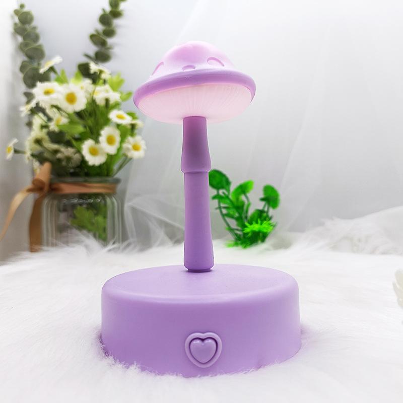 

Shaped Nightlight Mushroom For Children Handmade Diy Aaa Battery Supply Power Фіолетовий