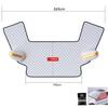 Waterproof Three‑Window Car Snow Frost Cover Windshield Sunshade Mirror Sleeve for Outdoor Vehicle Winter Anti‑Freezing Use