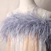 2 Meters Ostrich Feathers Boa Craft Accessories Plumas 6Ply Dress For Wedding Diy Feather Supplies Decoration The Table Crafts