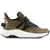 Armani Exchange Round Toe Thick Sole Low Top Casual Shoes Men sneakers Green XUX187XV7741Q482