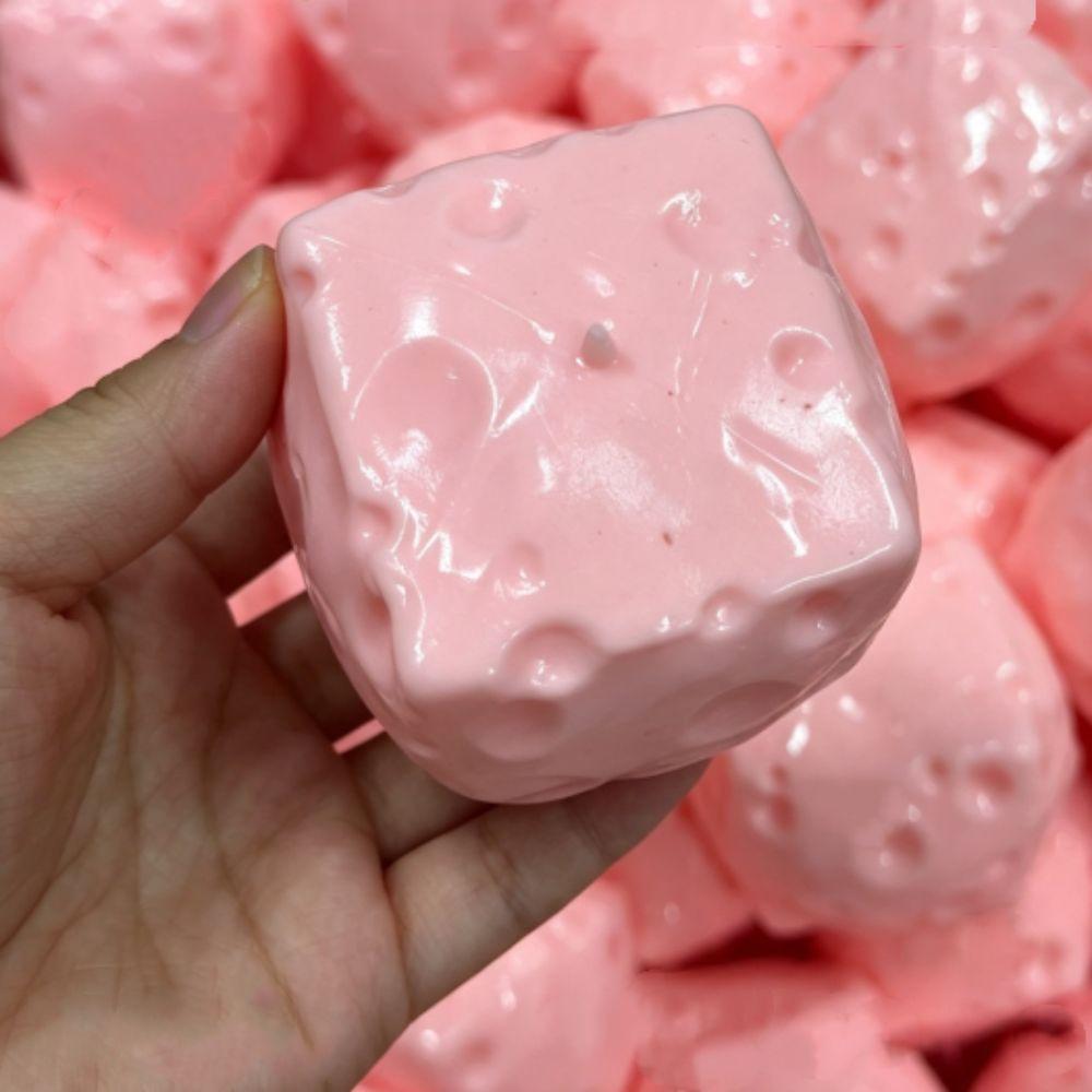 Hand Relax Cheese Squishy Moldable Handmade Ball Creative Crunch Squishy Student Prize