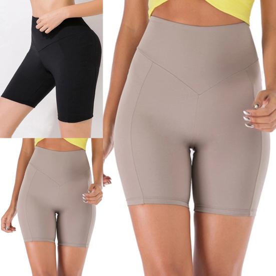 

Женские эластичные узкие спортивные шорты для фитнеса с подъемом бедер