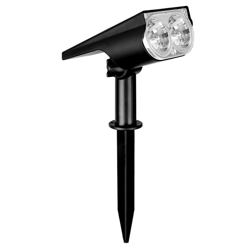 Lishi Dual-Power Solar Outdoor LED Garden Spotlight