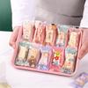100Pcs 4x9cm Cute Cartoon Animal Printed Plastic Baking Packaging Nougat Toffee Candy Food Machine Sealed Gift Bags