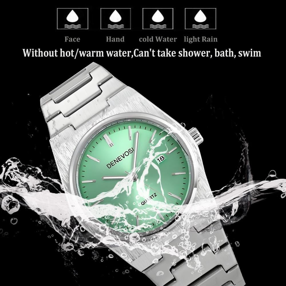 Elegant Watches For Men Women Waterproof Luminous Date Analog Watch Quartz Stainless Steel Woman's Fashion Wristwatch