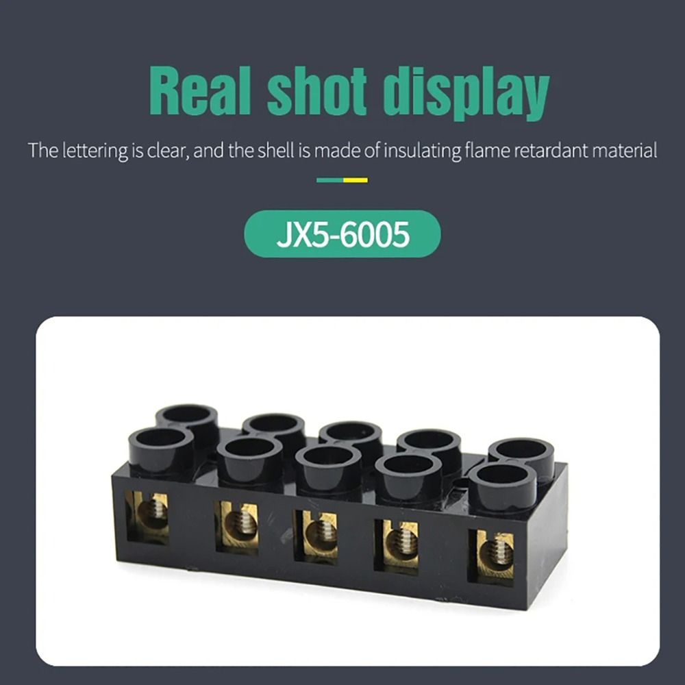 1Pcs X5 Series Terminal Block 20-6 AWG Terminal Electrical Connector New Wiring Connector