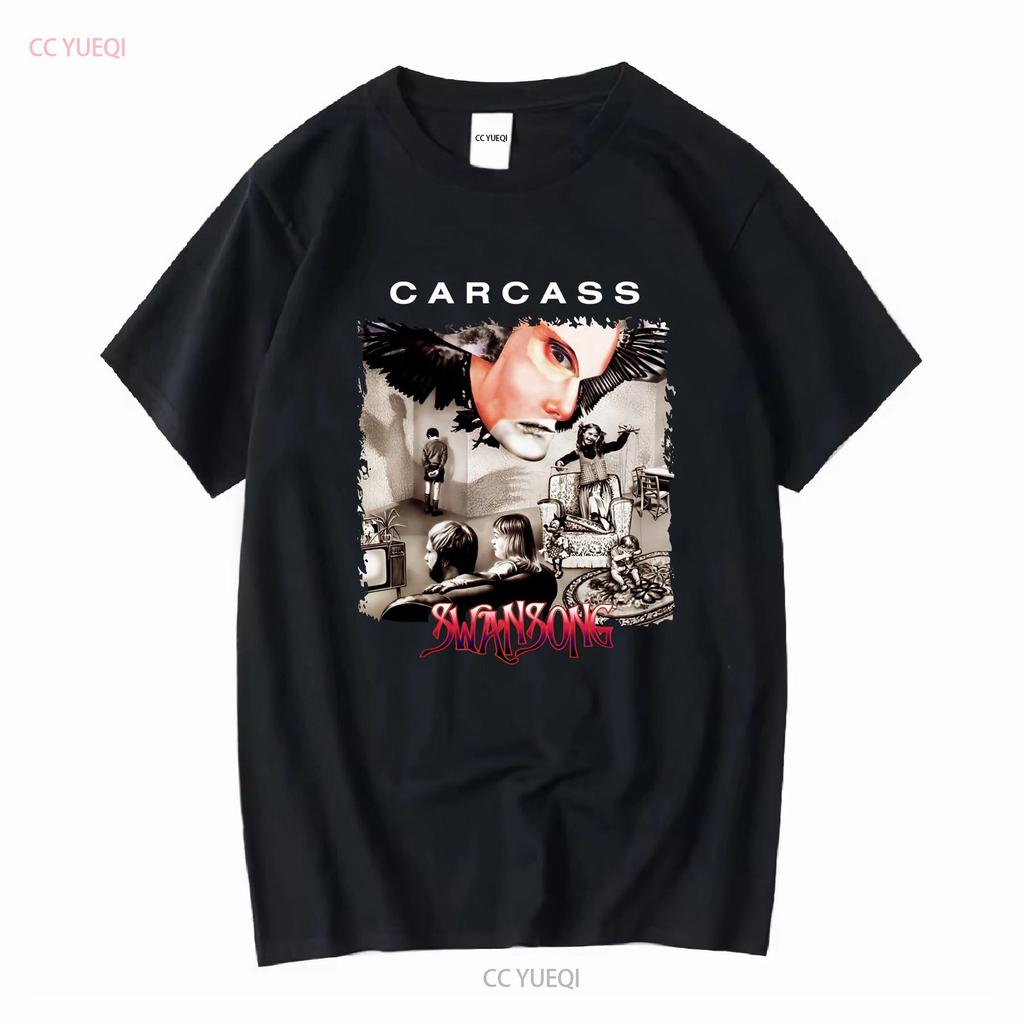 Cotton T Shirt Swansong Carcass Music Bill Steer Daniel Wilding Vintage Washed Soft Stylish Slightly Homme Fashion Unisex