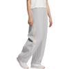 adidas Color Block Design Comfortable Versatile Fashion Knitted Sports Pants Women Bottoms Light-Gray KC0304