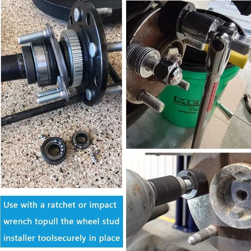 22800 Wheel Stud Installer Replace Most All Automotive and Light-Duty Truck Wheel Studs Tire Stud Tool Compatible AutomotiveTool