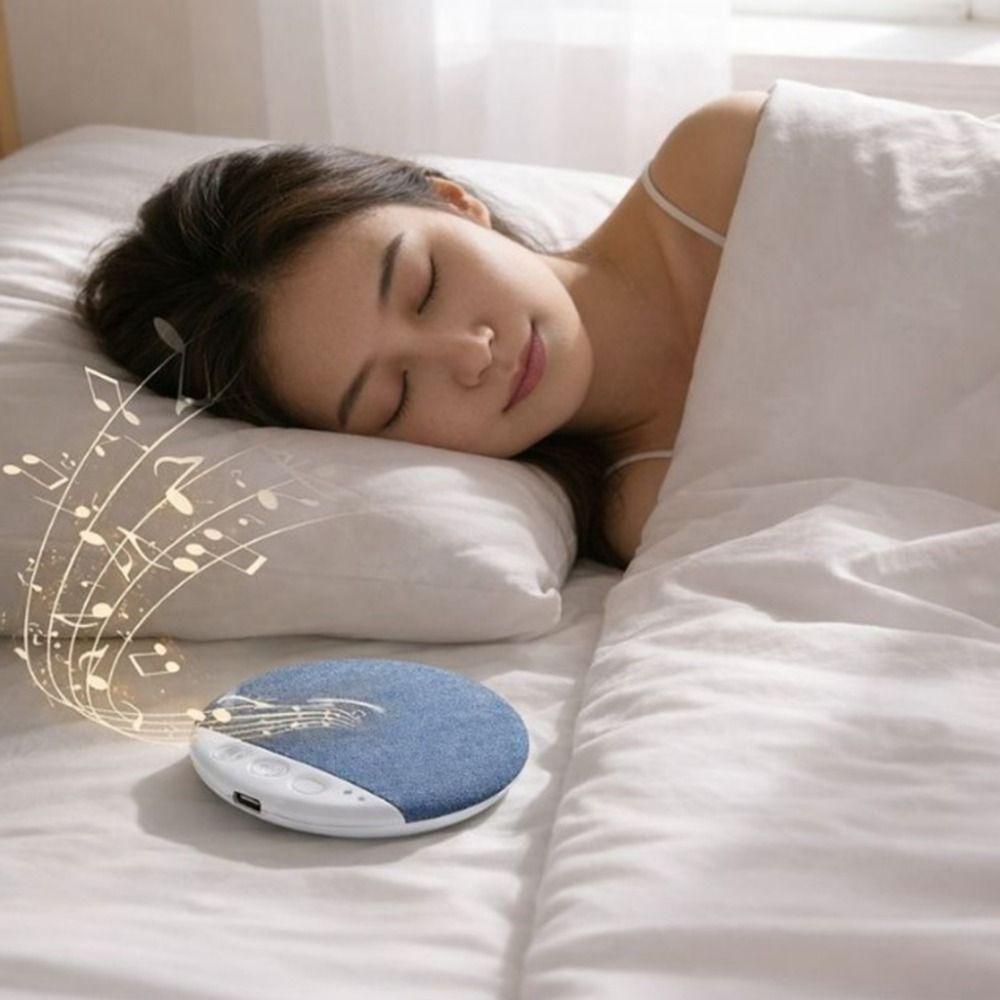 Bluetooth 5.4 Soundmaschine Mini Schlaf-Lautsprecher Weißrauschen-Gerät Schlafzimmer Entspannung