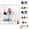 Black And White Animal Visual Stimulation Early Education Crib Toy