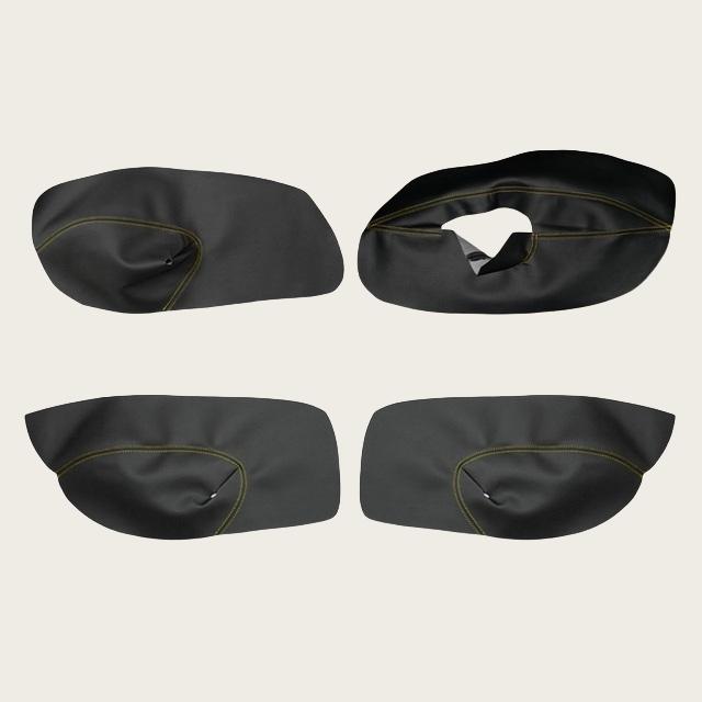 ONLY 4-Doors Leather Door Armrest Cover For VW Golf 4 MK4 Bora Jetta 1999-2005 Car Door Armrest Panel Skin Cover Accessories