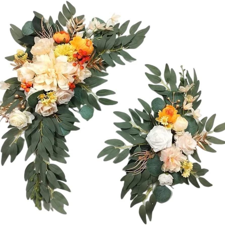Arch Artificial Flower Welcome Flower Row Lintel Flower Water Brand Flower Artificial Flower Wedding Decoration Wreath For