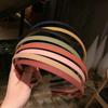 Simple Fashion Plastic Solid Girls Headband Bezel Hair Bands Hair Hoop