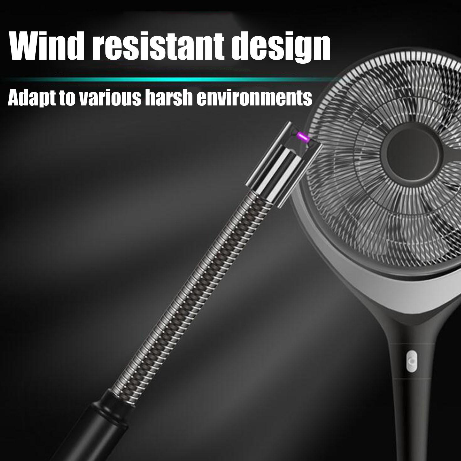 

Кухонная свеча Газовая плита Зарядка Зажигалка Зарядка через USB Светодиодный дисплей для батареи Сейф чёрный