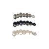 Crabs Crystal Pearl Hairpins Ponytail Holder Vertical Clamp Korean Hair Clips Women Banana Clips