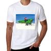 The Christmas Newfie Tshirt Relaxed Fit Casual Short Sleeve Top