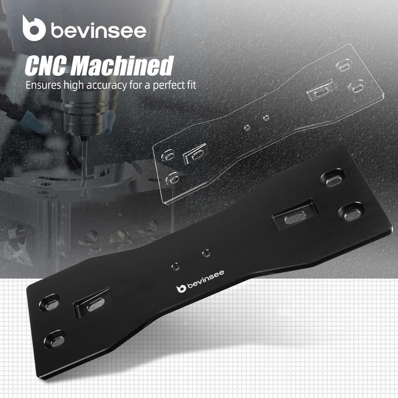 BEVEE Aluminium Lower Reinforcement Brace for BMW E90/E92/E93 M3,E46,E87/E88,X1 E84,X3 E83, Replace for 18211436309