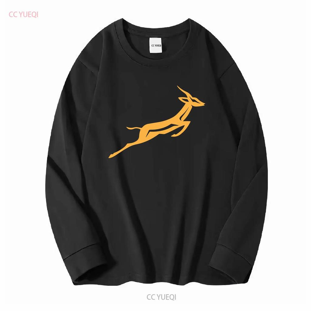 Koszulka Springbok Afryka Południowa Rugby Afrykańskie Urodziny Dzień Ojca Tata Top długi lub krótki rękaw vintage Prane ubrania projektanckie