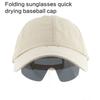 Quick Dry Baseball Hat for Girls Women Sunglasses Shades for Sports Gym Mountaineering Camping Hat Outdoor Activity