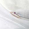 14K Birthstone Cut Amethyst Ring