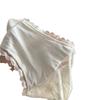Ladies Summer Pure Desire Lace Bow Silk Pure Cotton File Transparent Middle Waist Triangle Briefs