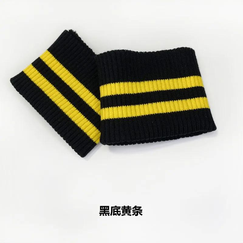Threaded cuffs lengthening accessories Trouser hem tightening artifact Knitted Cuffs Rib Neckline Fabric Repair Elastic Band