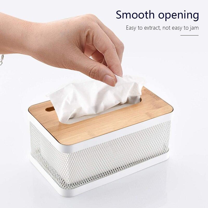 Modern Square Metal Towel Holder for Bathroom Countertops, Bedrooms | Portable Toilet Paper Holder