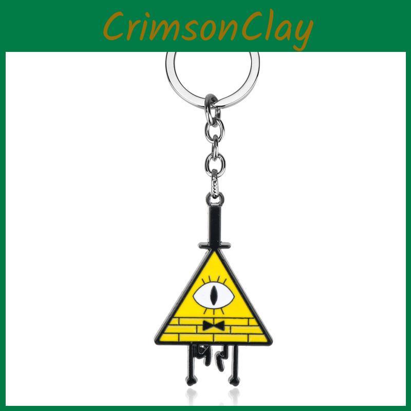 Gravity Falls Bill Geometric Alloy Necklace With Snake Chain For Fans And Collectors
