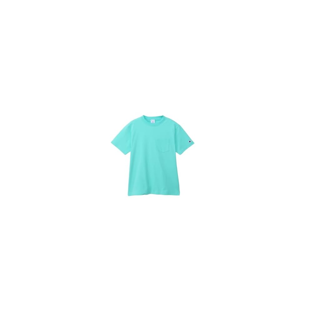 Short-sleeved T-shirt, crew neck, 100% cotton, COTTON USA, short-sleeved pocket T-shirt, basic,