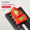 Multifunctional T-square and Punching Positioning Ruler