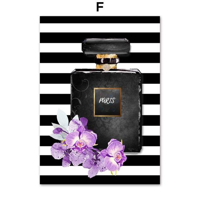 

Модные настенные художественные принты, макияж, духи, холст, картина, декор для комнаты для девочек, постер, домашний настенный дизайн, картина без рамки 21*30cm