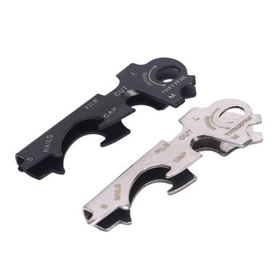 8 In 1 Multitools Edelstahl Schlüsselanhänger Outdoor Survival Werkzeug Ausrüstung Gadget