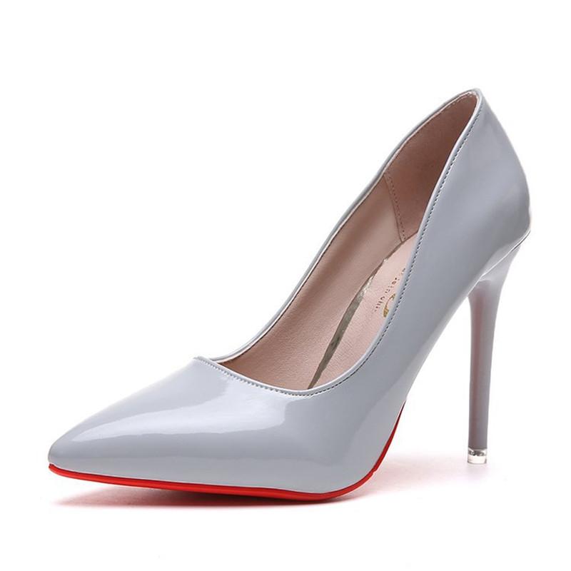 Fashion High Heel Pointed Toe Stiletto Red Bottom Fashion Women's Shoes Shallow High Heels Red Bottom High Heels Lolita Shoes