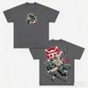 2026 One Piece Unisexs and Womens Tshirt Roronoa Zoro Anime Round Neck Tee Summer Boy Spring Boys Short Sleeves Parentchild