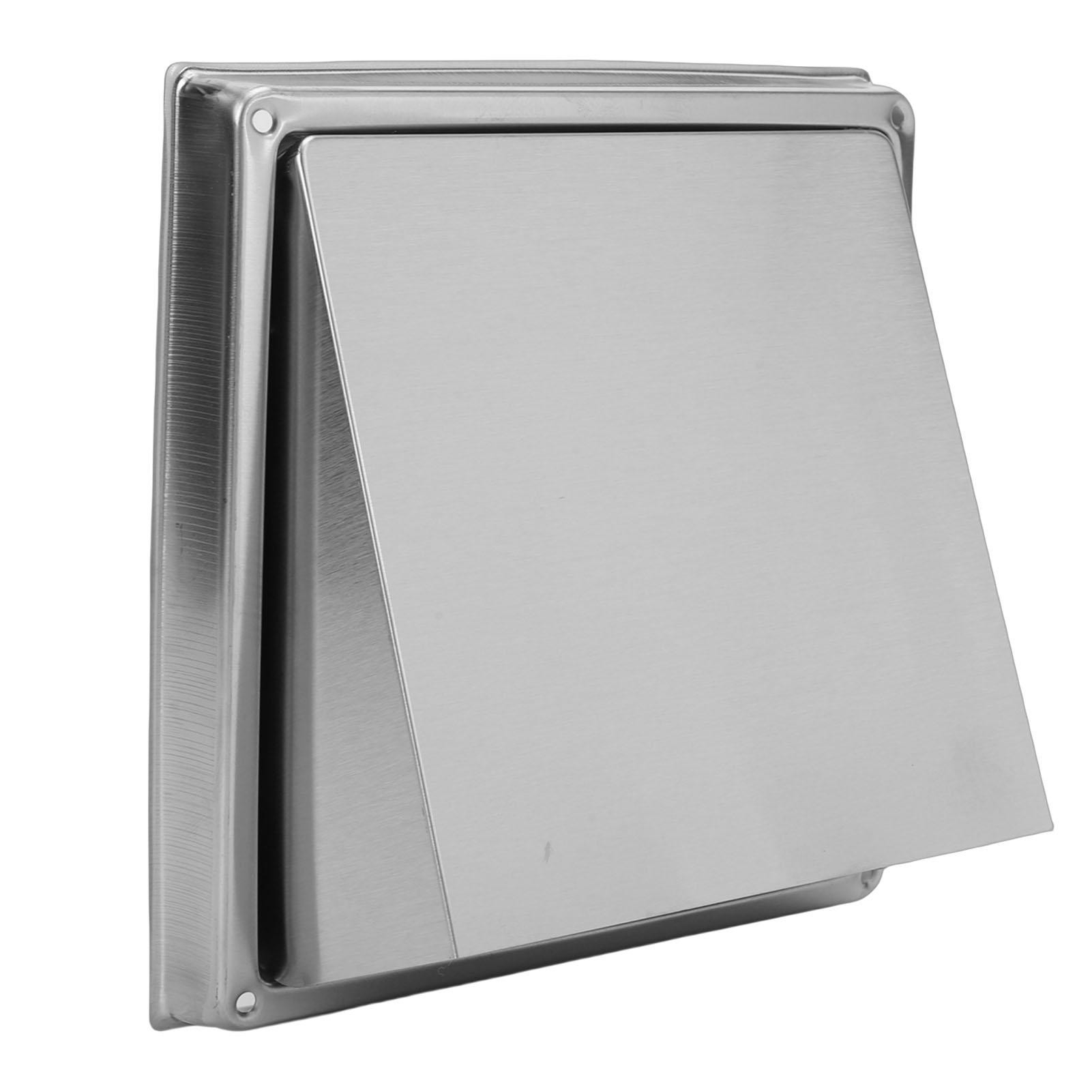 

6 Inch Dryer Vent Cover Outside Stainless Steel Outdoor Wall Vent Hood with Grille for Bathroom Kitchen Garage