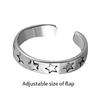 Star Adjustable Rings Star Dating Rings Alloy Material Star Opening Rings