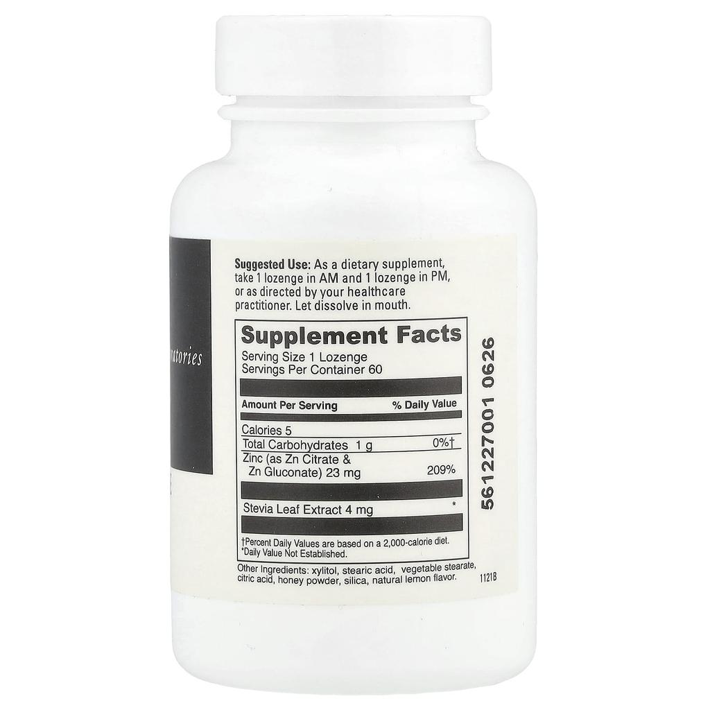 DaVinci Laboratories, Zinc Lozenges, 60 Lozenges