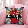 D-Dave Chappelle'S Show Cushion Cover Pillowcase Short Plush Invisible Zipper Room Sofa Cushion Cover