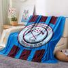 West Ham United Flannel Blanket, High quality Comfortable for All Seasons, Home Decor, Warmth and Comfort