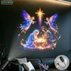 Usb Christmas Religious Projector Light 7 Patterns Mary Nativity Scene Projection Lamp For Bedroom Home Party Ambient Lighting