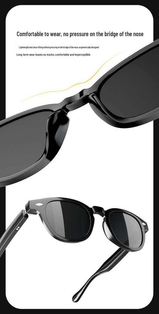 AI Chytré brýle pro 33 jazyků: Sluneční brýle s překladem, navigací, hudbou, voláním a UV ochranou